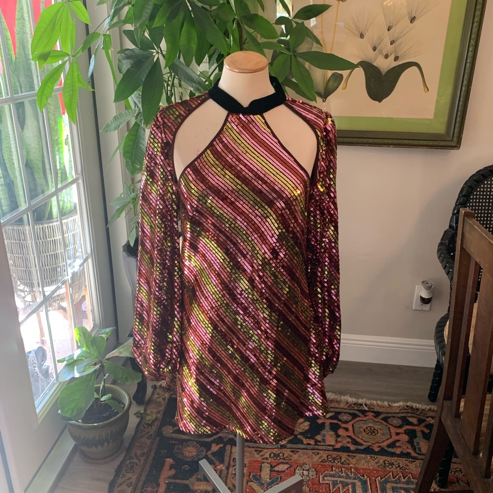 RIXO London sequin dress